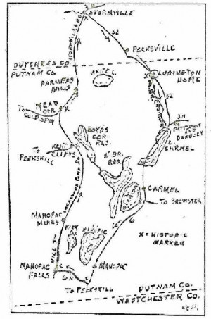 Click for a larger image of map by Fred C. Warner.
