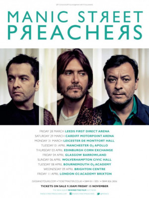 manic Street Preachers: SUPPORTS ADDED TO SPRING UK TOUR