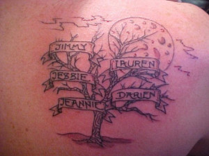 tree of life tattoo back