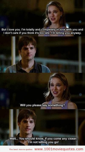 No strings attached (2011) - movie quote