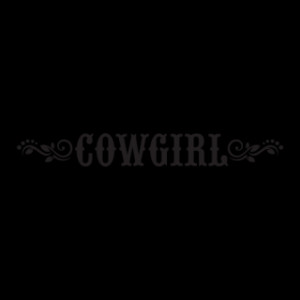Cowgirl Floral Wall Quotes™ Decal
