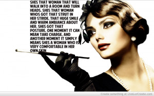 Being Classy Lady Quotes