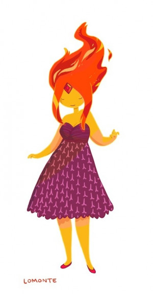Flame Princess I LOVE this dress