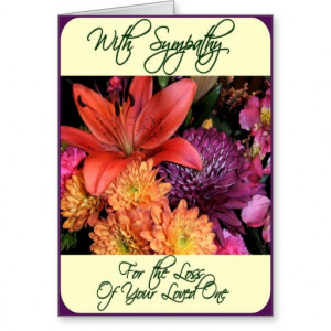 Sympathy - Loss of Loved One Card