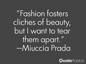 Fashion fosters cliches of beauty but I want to tear them apart