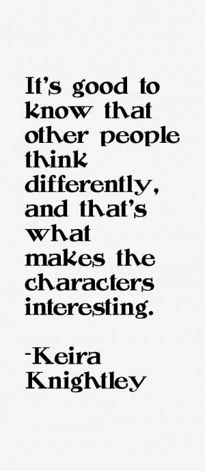 It 39 s good to know that other people think differently and that 39 s ...