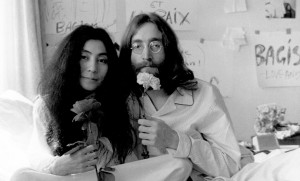 John Lennon And Yoko Ono...