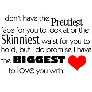 Don’t have the Prettiest Face for You to look at or the Skinniest ...