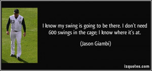 More Jason Giambi Quotes