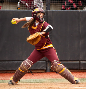 Softball Quotes For Catchers Gophers starting catcher