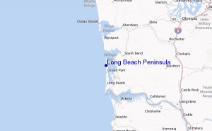 Long Beach Peninsula Washington Map