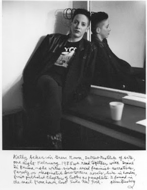 Kathy Acker Biography to Be Published in 2017 + Happy Birthday Allen ...