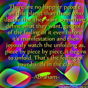 Be a Happy Person #Abraham Hicks #Quotes