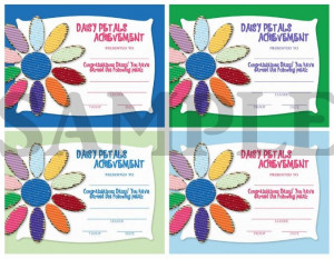 girl scout daisy petal certificate | Girl Scouts Daisy Petal Earned ...