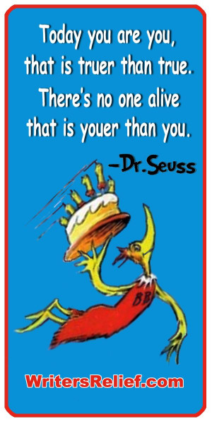 Quotes For Writers: Dr. Seuss