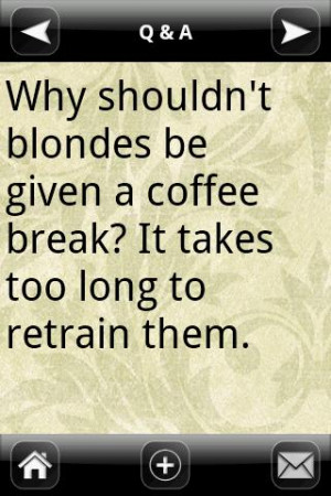 Funny Blonde Jokes - screenshot