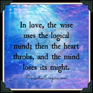 Wise person in love