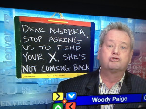 found two peices of where does woody paiges chalkboardblackboard quips