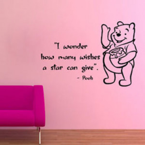 Wall Decals Nursery Winnie The Pooh Quotes Vinyl Sticker Kids Room ...