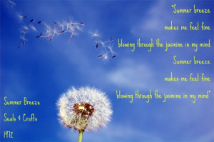 Songs of Summertime in Picture Quotes