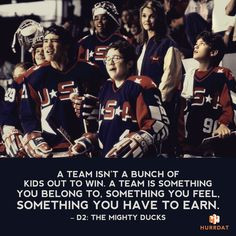 The mighty ducks....a team More