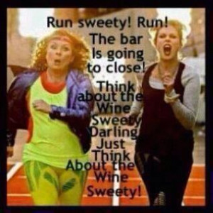 What I think about when running