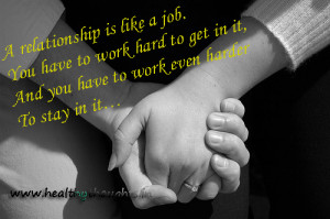 Relationship is Like a Job…