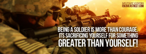 soldier sacrifice soldiers arent afraid
