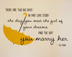 ... ted mosby quote himym unframed on etsy $ 9 99 more himym love mosby