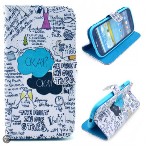 Quotes Bookcase Hoesje Samsung Galaxy S3