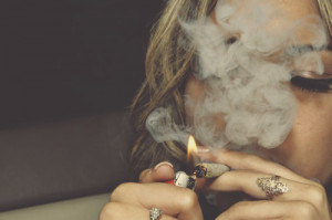 beautiful, cigarette, cool, girl, smoke, smoking, vintage