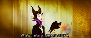 queue reaction gif Awkward Sleeping Beauty reaction gifs Maleficent ...