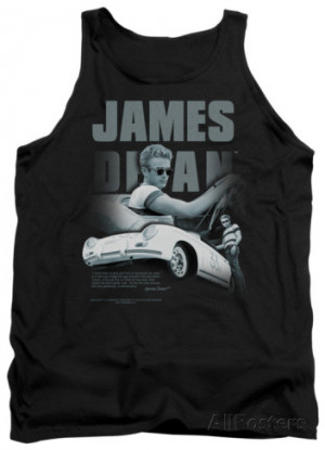 Tank Top: James Dean - Immortality Quote T-Shirt