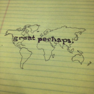 tattoo design john green great perhaps looking for alaska world map
