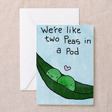 Two Peas In A Pod - Happy Valentines Day for