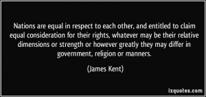 in respect to each other, and entitled to claim equal consideration ...