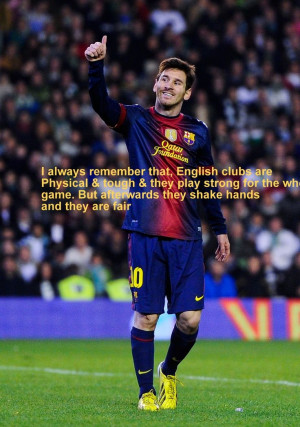Lionel Messi Quotes on Football with Wallpapers