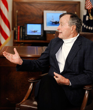 ... George H.W. Bush to receive his endorsement Thursday, March 29, 2012