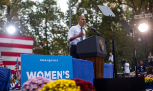 President Barack Obama speaks about the choice facing women in the ...