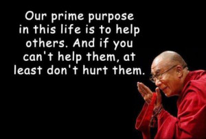 Dalai Lama offers a BIG thought