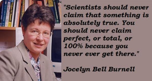 Jocelyn bell burnell famous quotes 1