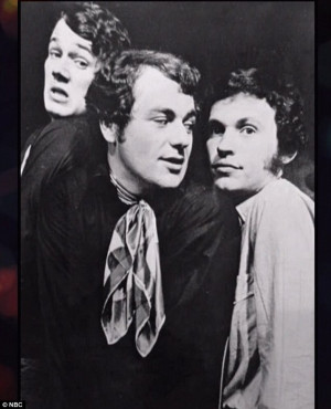 When they were young: Billy got some cheap laughs by bringing in this ...