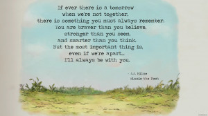 Pic of the Day - Winnie the Pooh - I'll Always Be With You