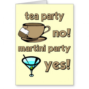 Martini Party Yes Funny...