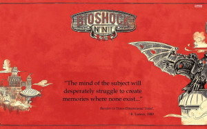 Bioshock Infinite quote wallpaper 1680x1050