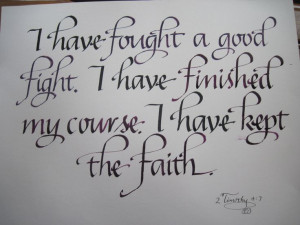 wrote this verse to display at my Dad's memorial service in December ...