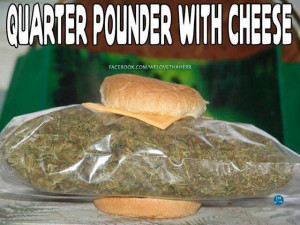 Cheech and Chong veggie version of A Quarter Pounder with Cheese!!! ;p