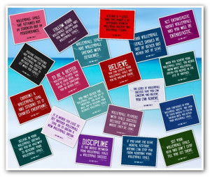 Softball Sayings For Posters 20 volleyball quotes poster