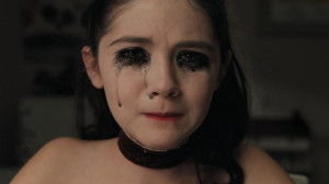 Orphan Esther crying