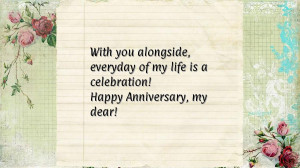 With you alongside, everyday of my life is a celebration! Happy ...